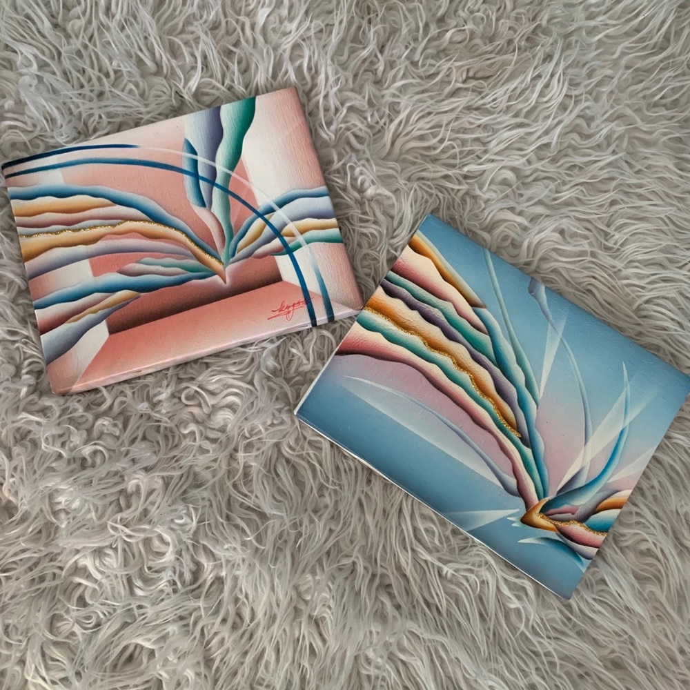 💚 Set of two pretty abstract painting